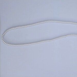 Long Strand Faux Pearl Necklace
